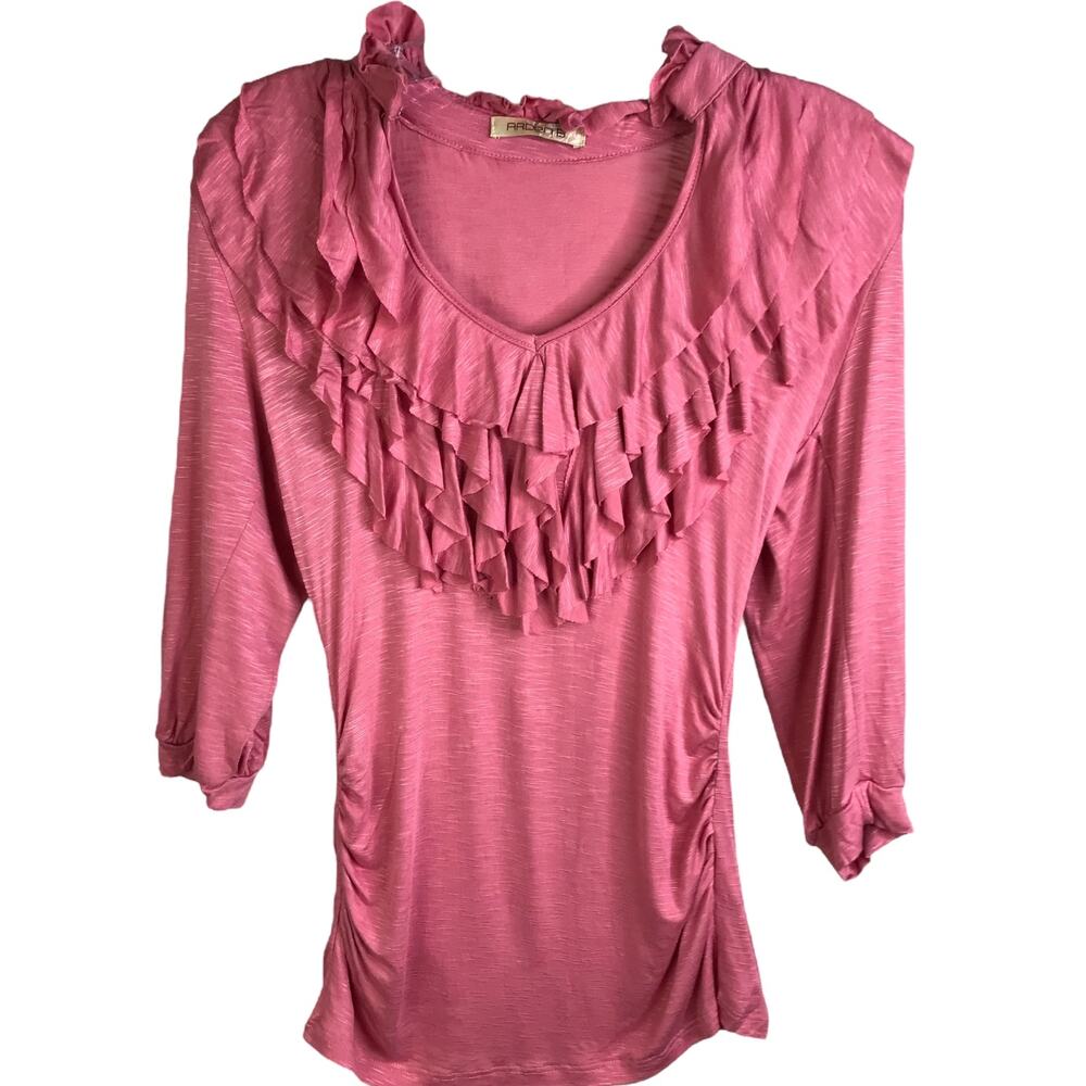 Arden B Top Women S Ruffle Boho Festival Hippie Coachella Gypsy Preppy Beach NWT